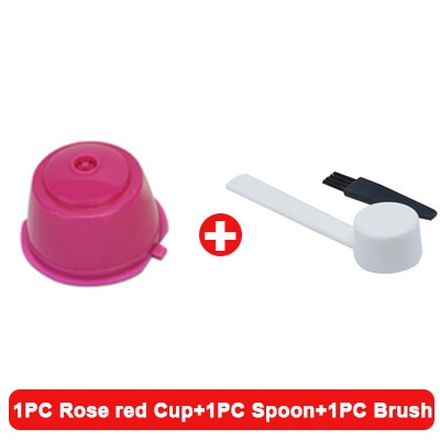 Reusable Coffee Capsule Filter Cup For Nescafe Dolce Gusto Refillable Caps Spoon Coffee Strainer Tea Basket Kitchen Accessory
