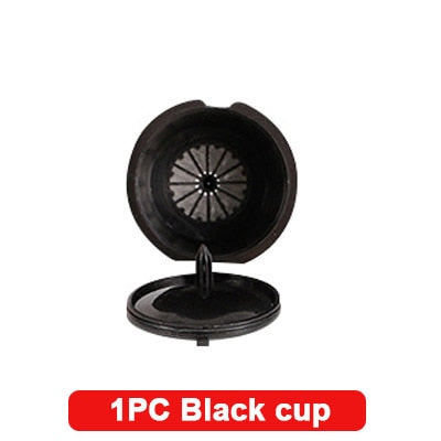 Reusable Coffee Capsule Filter Cup For Nescafe Dolce Gusto Refillable Caps Spoon Coffee Strainer Tea Basket Kitchen Accessory