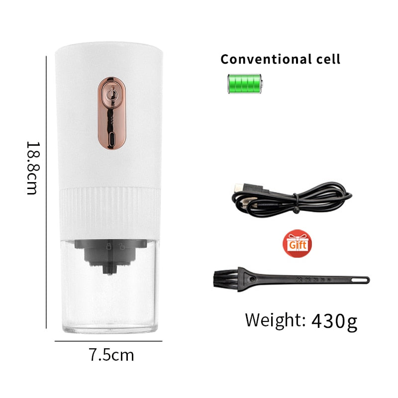 Coffee Grinder TYPE-C USB Charge Professional Ceramic Grinding Core Coffee Beans Mill Grinder New Upgrade Portable Electric