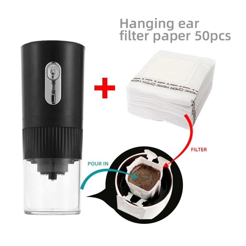 Coffee Grinder TYPE-C USB Charge Professional Ceramic Grinding Core Coffee Beans Mill Grinder New Upgrade Portable Electric