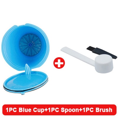 Reusable Coffee Capsule Filter Cup For Nescafe Dolce Gusto Refillable Caps Spoon Coffee Strainer Tea Basket Kitchen Accessory